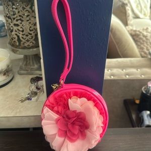 Purse with organdy trim Betsy Johnson